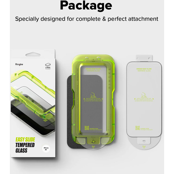 Защитное стекло Ringke EASY SLIDE 2шт для iPhone Air