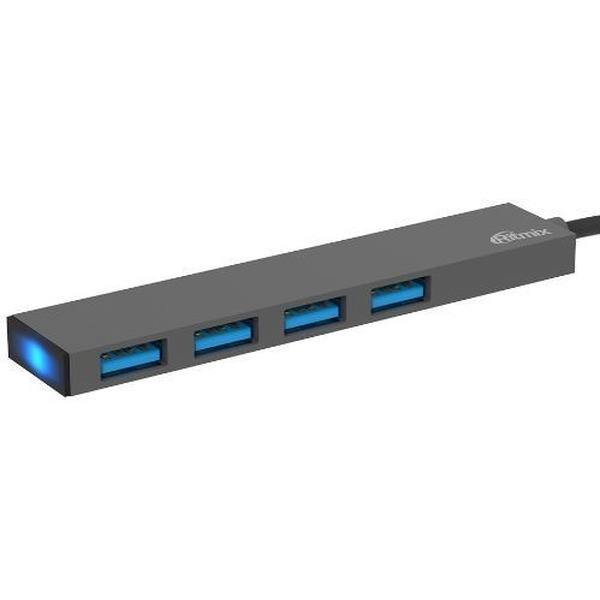 USB-хаб Ritmix CR-4404 Metal