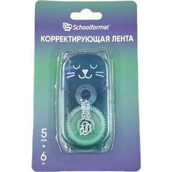 Корректирующая лента-роллер Schoolformat ГРАДИЕНТ-КОТЕНОК КРЛ-ГРКС