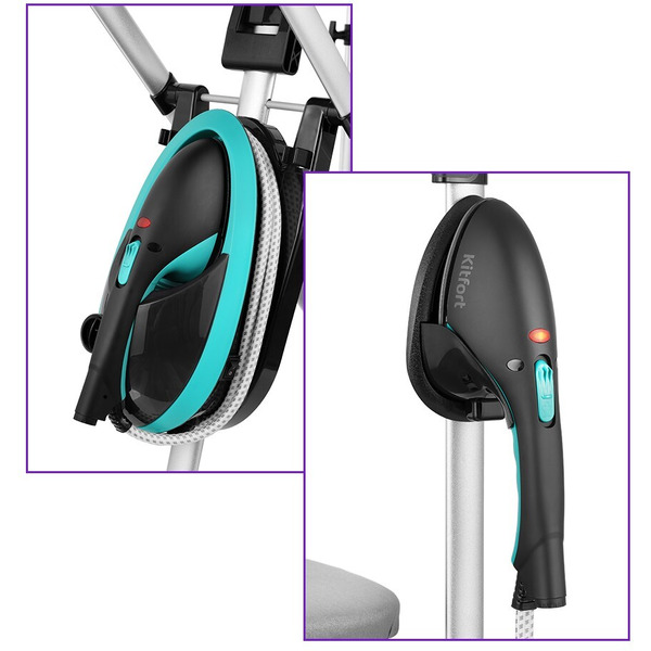 Гладильная система KITFORT KT-992-2 (черный/бирюзовый)