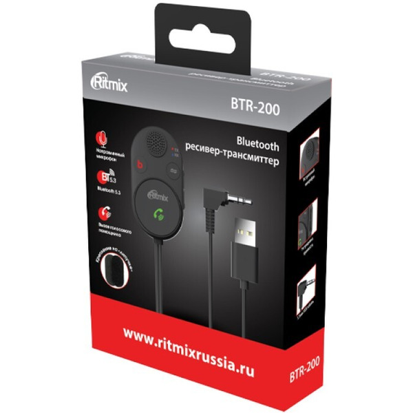 Bluetooth-ресивер RITMIX BTR-200