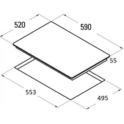Индукционная варочная поверхность SCHTOFF I60H06 Black