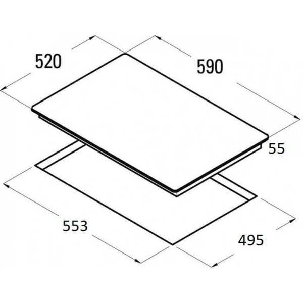 Индукционная варочная поверхность SCHTOFF I60H06 Black