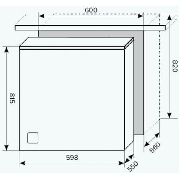 Встраиваемая посудомоечная машина Akpo ZMA 60 Series 6 Autoopen