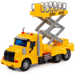 Автомобиль с подъёмником Полесье 89786 Профи