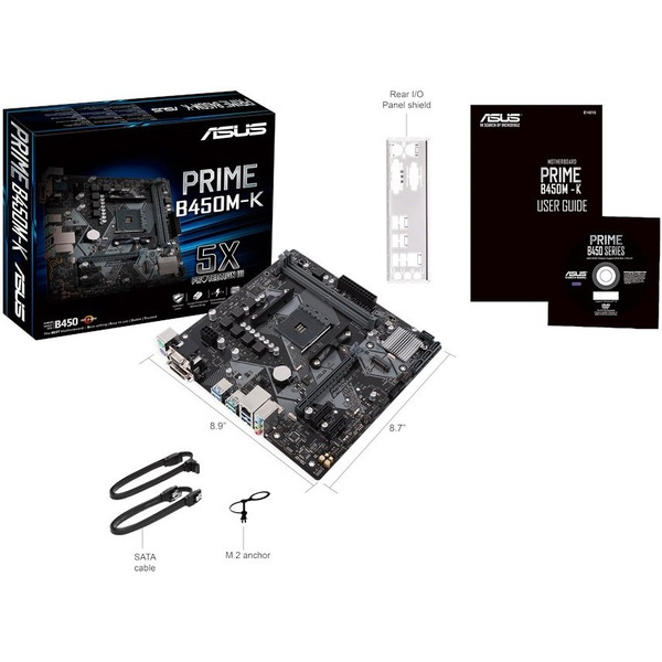 Материнская плата ASUS Prime B450M-K