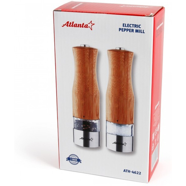 Мельница электрическая для специй Atlanta ATH-4622 (brown)