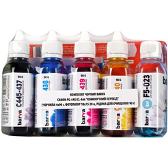 Комплект чернил BARVA PG-445/CL-446 Комфортный переход (Чернила, Фотобумага, Чистящая жидкость)