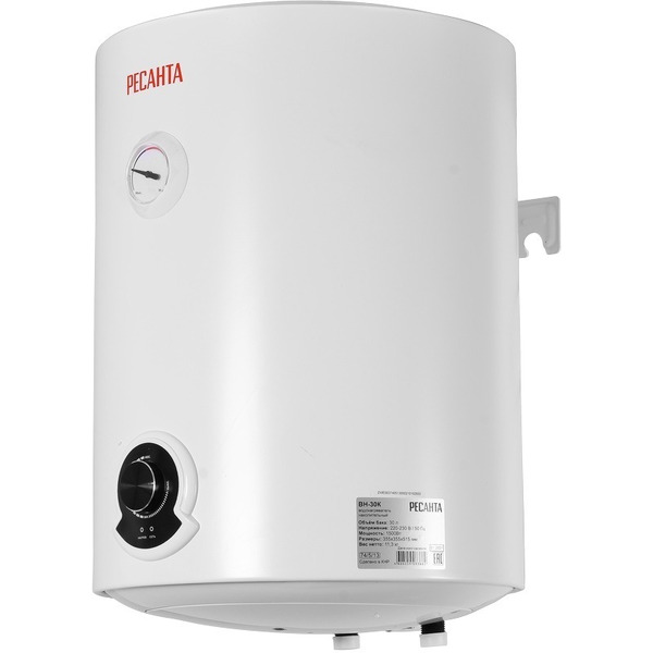 Водонагреватель Ресанта ВН-30К (74/5/13)