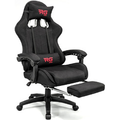 Игровое кресло byroom RG HEALER fabric black с подставкой для ног BRGF813F/B