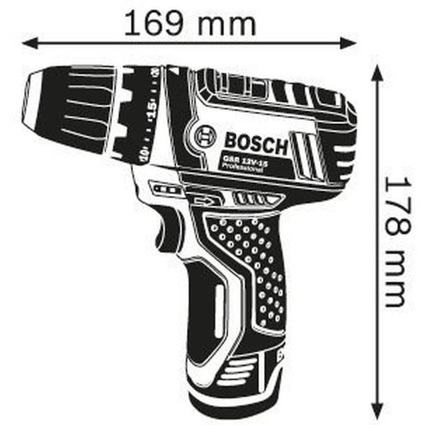 Дрель-шуруповерт Bosch GSR 12V-15 Professional (0.601.868.109)