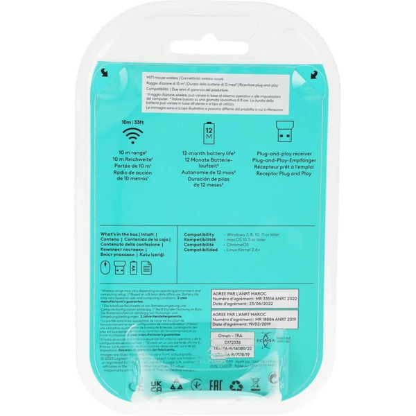 Мышь Logitech M171 (белый, 910-006867)