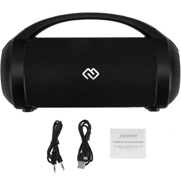 Беспроводная колонка Digma D-PS1520 (черный)