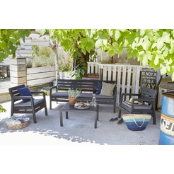 Набор мебели Keter Delano 3 Set (графит)