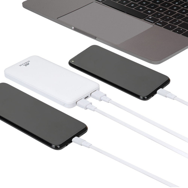 Внешний аккумулятор RIVACASE VA2137 (10000 мАч) White