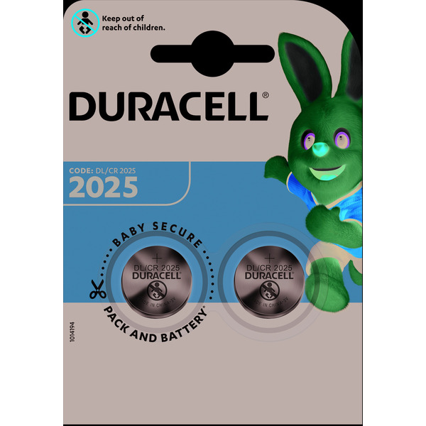 Батарейка DURACELL Lithium CR2025 2BP