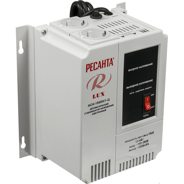 Стаблизатор напряжения Ресанта Lux АСН-1500Н/1-Ц (63/6/20)