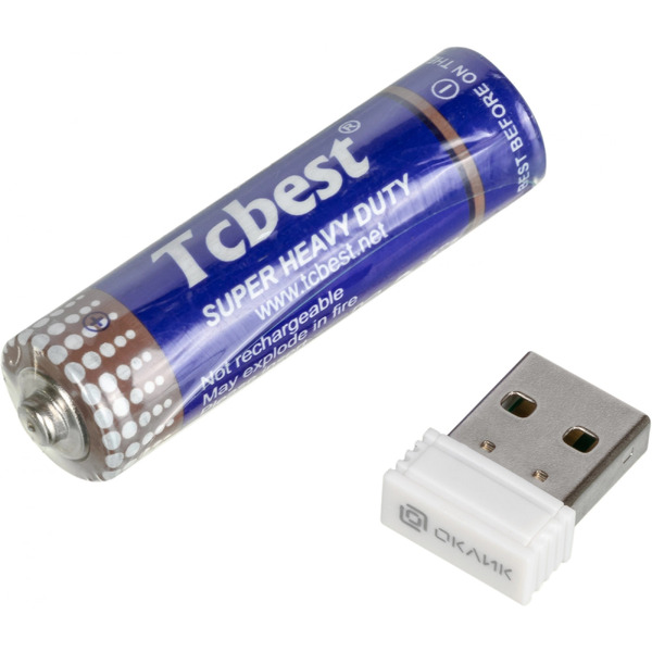 Мышь Oklick 505MW (белый)