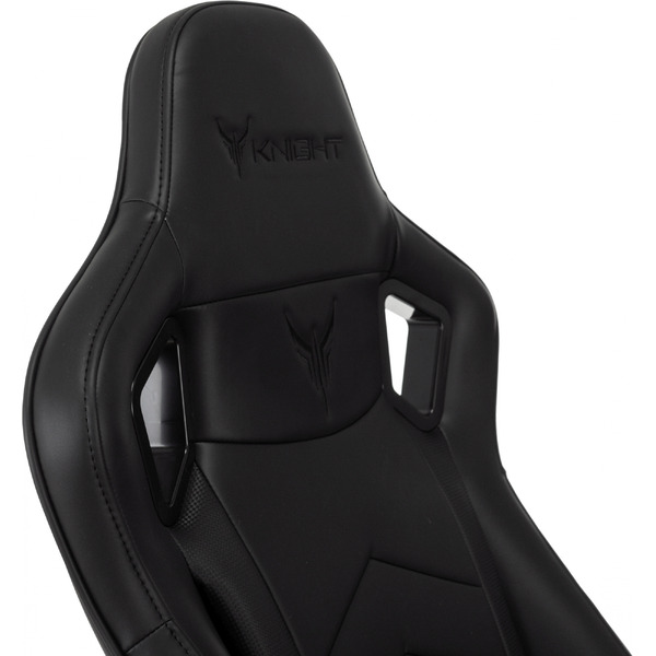 Игровое кресло Knight Gladiator (экокожа черный)