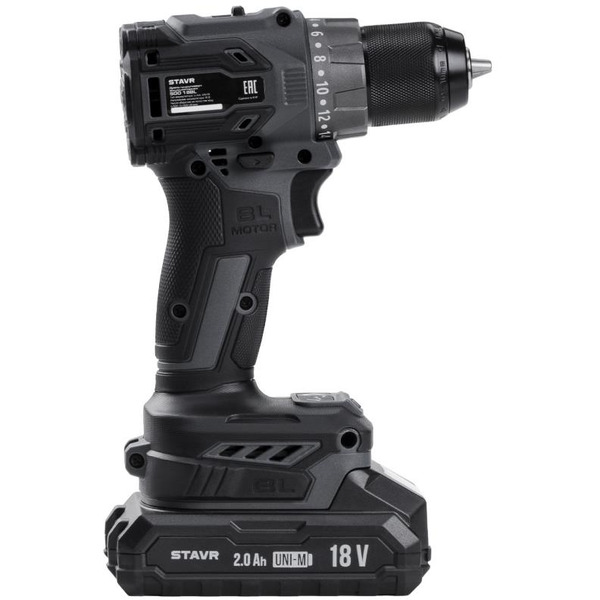 Дрель-шуруповерт STAVR SDD 18BL-2K