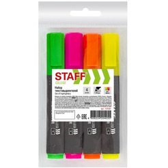 Набор текстовыделителей Staff College Stick 151501 (4 шт)