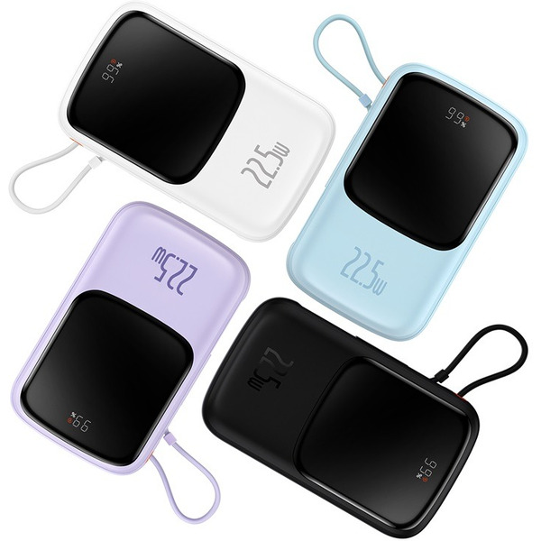 Внешний аккумулятор Baseus PPQD060102 Qpow Pro 10000mAh 22.5W White (PPQD2-10C)