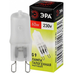 Лампочка ЭРА G9-JCD-60-230V-FR