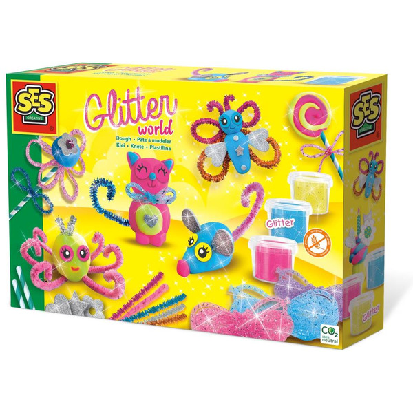 Тесто для лепки SES Creative Блестящий мир 00417