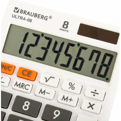 Калькулятор BRAUBERG Ultra-08-WT (250512)