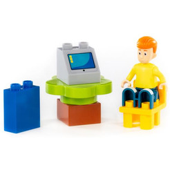 Конструктор Полесье Макси Простоквашино. Дядя Федор за компьютером 23326