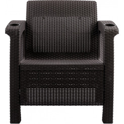 Набор садовых кресел Альтернатива Ротанг-плюс М8840 (мокко)