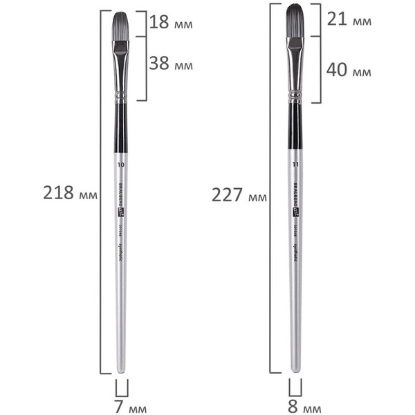 Набор кистей BRAUBERG ART DEBUT 201048 (23 шт+мастихин)