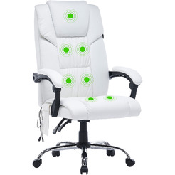 Кресло CACTUS CS-CHR-OC02M-WT (белый)