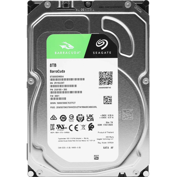 Жесткий диск Seagate BarraCuda 8TB ST8000DM004