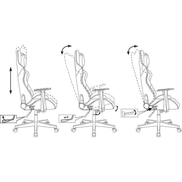 Кресло игровое Zombie Neo 3C1 (1972993) серый