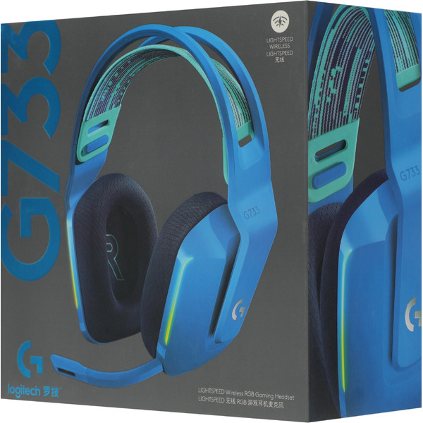 Наушники Logitech G733 Lightspeed Wireless 981-000945 (синий)