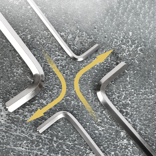 Набор Г-образных ключей Deli EDL230009