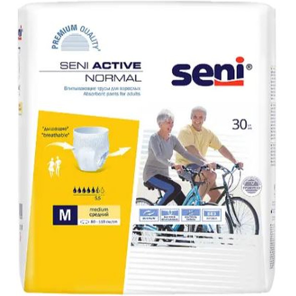 Трусы-подгузники для взрослых Seni Active Normal M (30 шт)