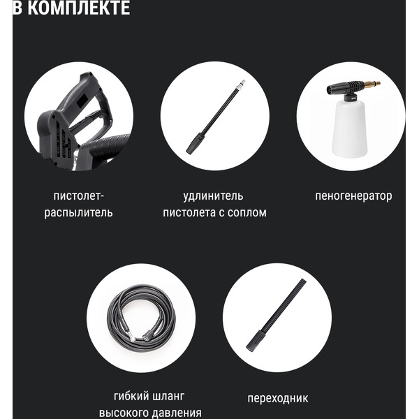 Мойка высокого давления Kolner KHPW 1650FSP 8140100156 (кн1650фсп)