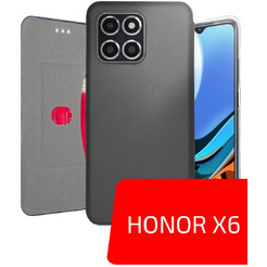 Чехол книга AKAMI Prime для Honor X6 Черный (32083)