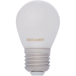 Лампа филаментная REXANT 604-136 Шарик GL45 9,5Вт 915Лм 4000K E27 матовая колба