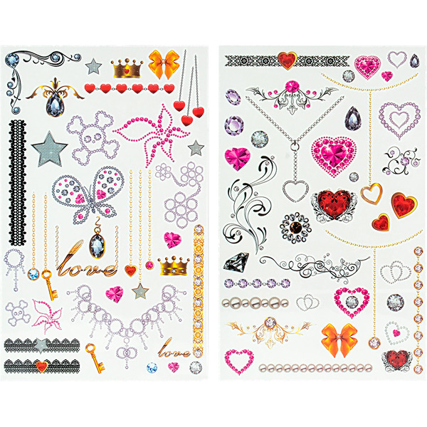 Косметика детская HIT IMAGINATION Наклейки (татуировки) 9900-36