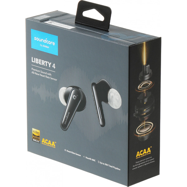 Наушники беспроводные SOUNDCORE Liberty 4 A3953 (черный)