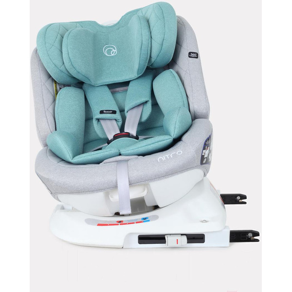 Детское автокресло Rant Nitro Isofix UB619 (серый/мятный)