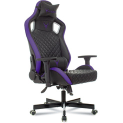 Кресло игровое Knight Outrider (1685571) черный/фиолетовый
