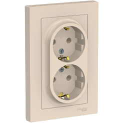 Розетка Systeme Electric AtlasDesign ATN000224