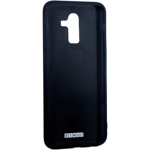 Чехол-накладка Bingo STRIPS TPU для SAMSUNG Galaxy J8 2018 (красный)