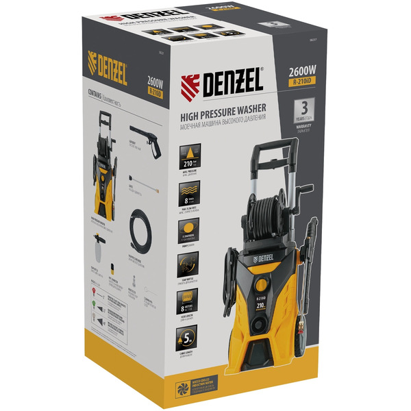 Мойка высокого давления Denzel R-210iD (58237)