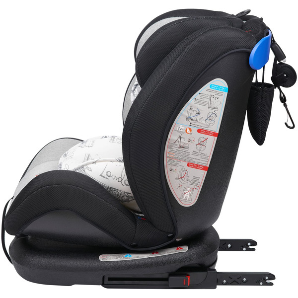 Автокресло Lorelli Corsica Izofix Black Grey Cities