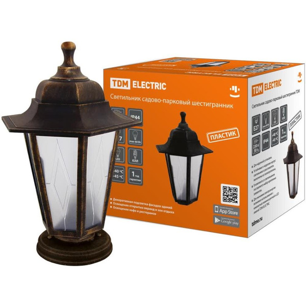 Садовый светильник TDM Electric НТУ 06-60-001 SQ0330-0777